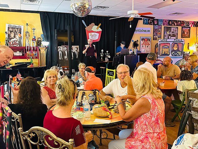Live music at Mystic Ice Cream in Florida